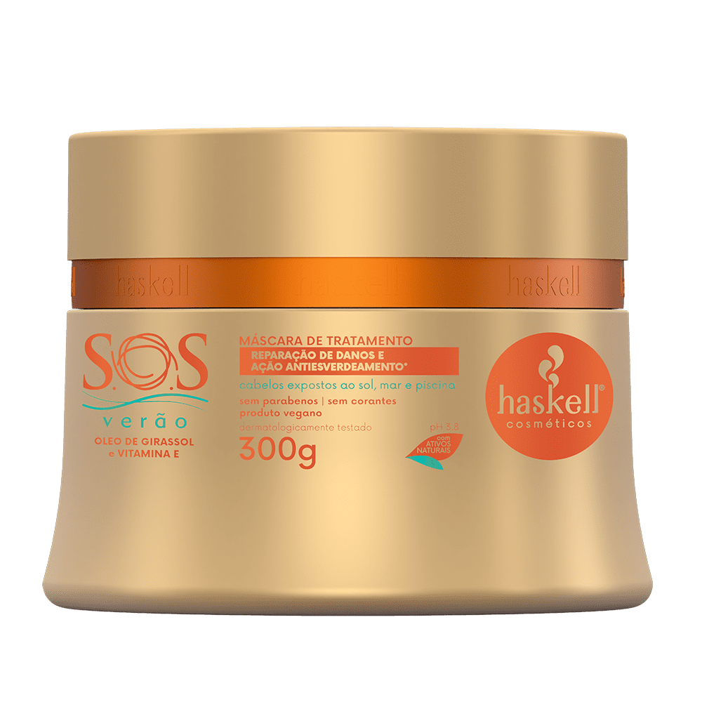 MÁSCARA PÓS-SOL SOS VERÃO 300G HASKELL