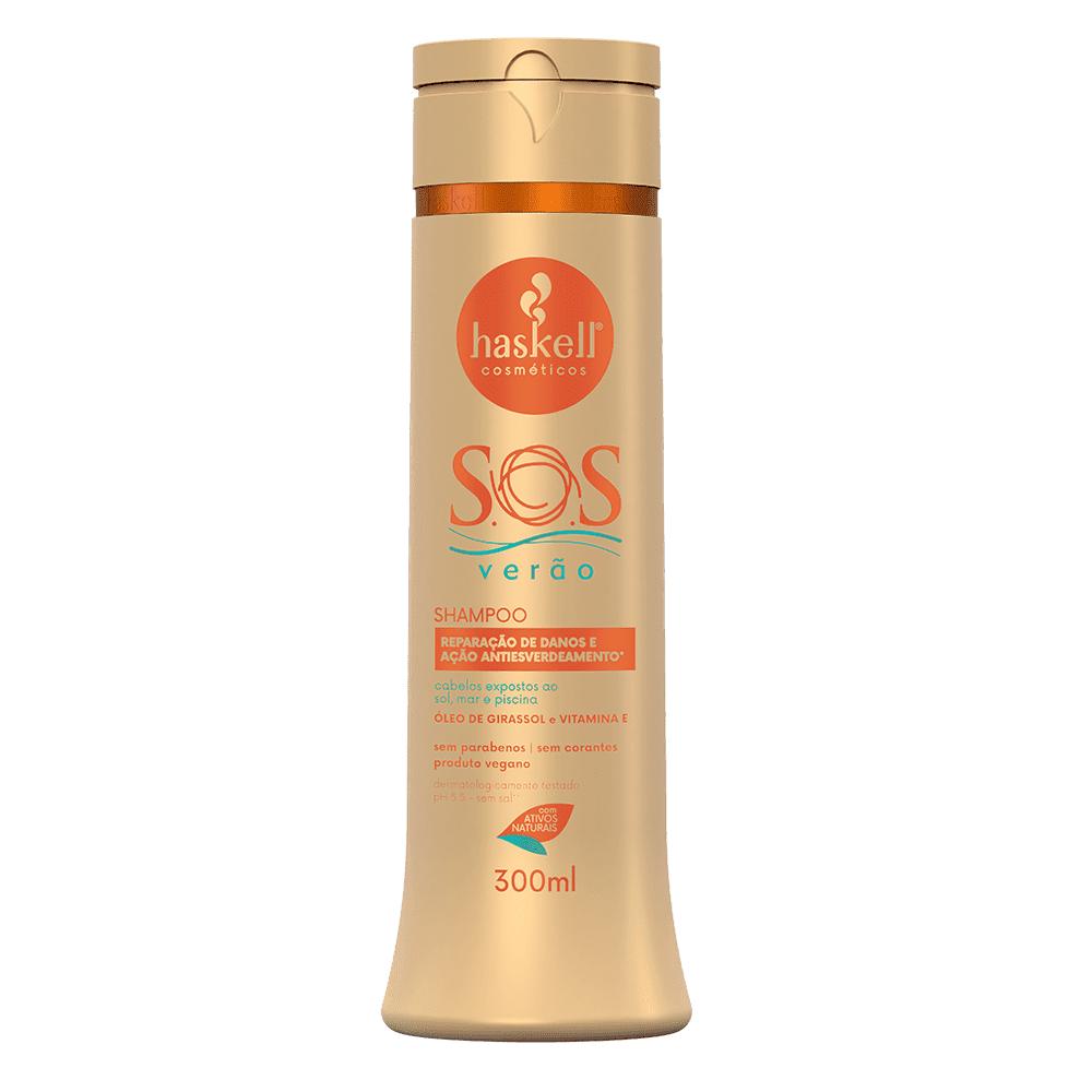 SHAMPOO PÓS-SOL SOS VERÃO 300ML HASKELL